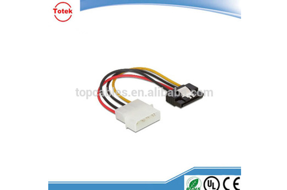 SATA 15P with Latching to Molex Power 4P wire harness-Custom Wiring